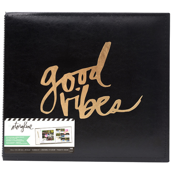 Storyline Good Vibes Scrapbooking Album – American Crafts