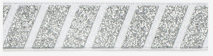 GLITTER SILVER RIBBON