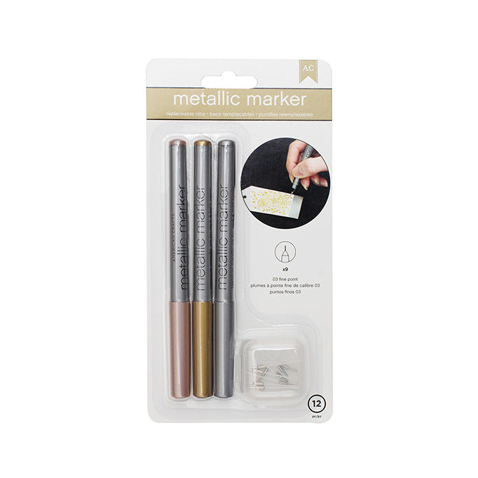 METALLIC MARKERS PACK