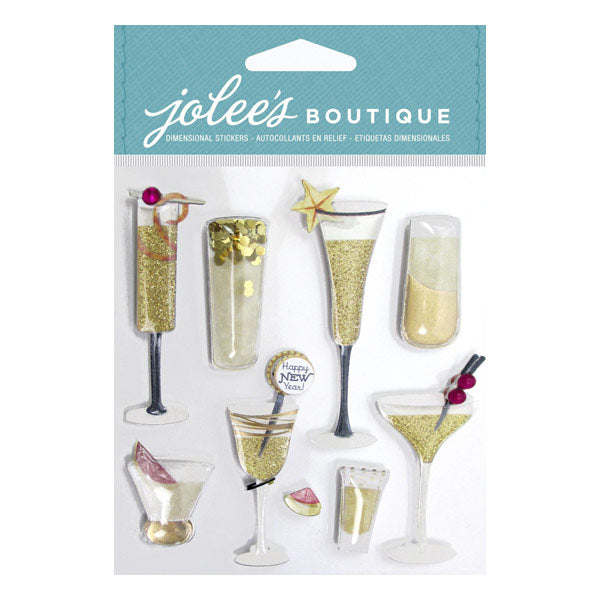 Champagne Flutes & Cocktail Jolee – American Crafts