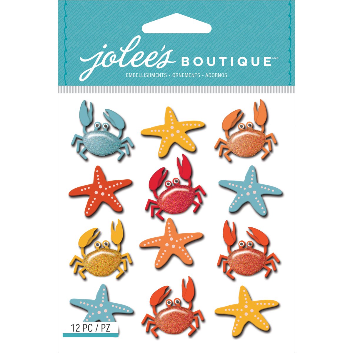 Crabs & Starfish Jolee – American Crafts