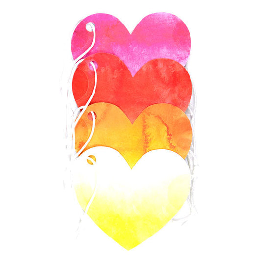Watercolor Ombre Heart Tag Jolee – EK Success