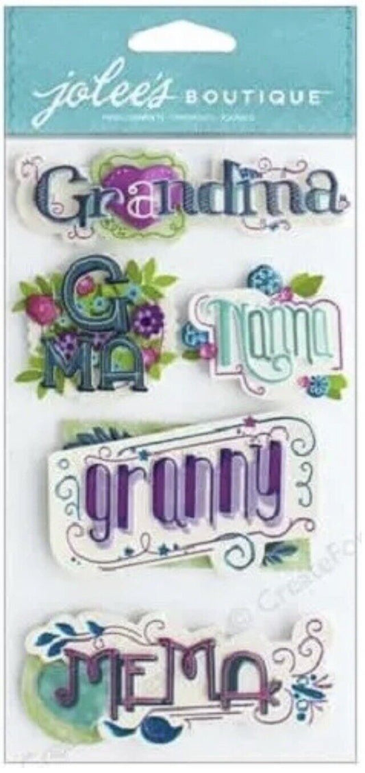 Grandma Words Jolee – American Crafts