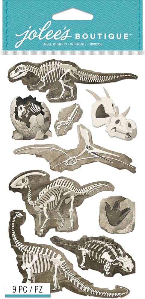 Dinosaur Skeletons & Bones Jolee – EK Success