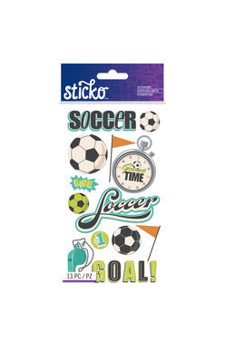 SOCCER WORDS & ICONS STICKO