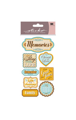 Wonderful Memories Sticko – American Crafts