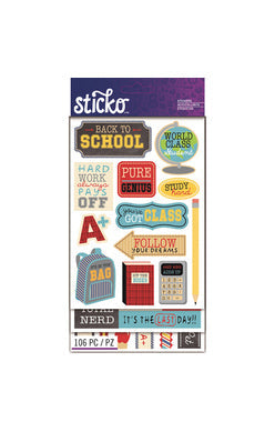 SCHOOL FLIP PACK STICKO