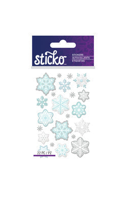 MINI SNOWFLAKES EPOXY STICKO