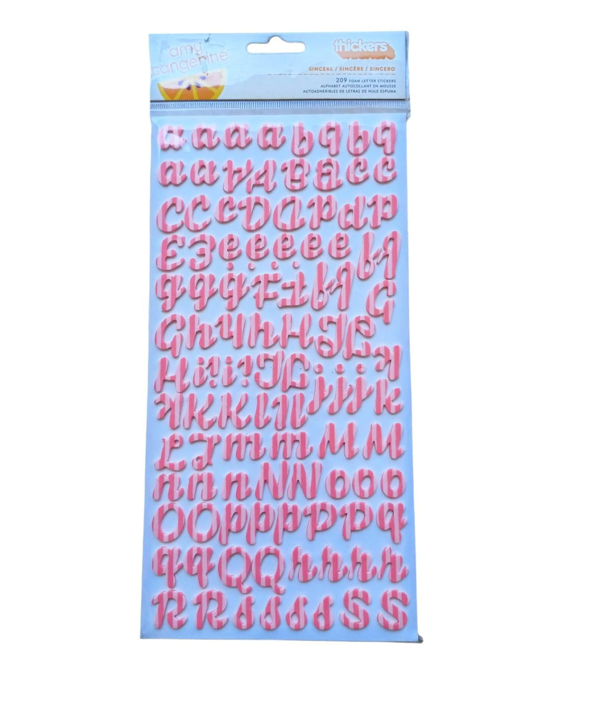 ABC Sincere Pink – American Crafts