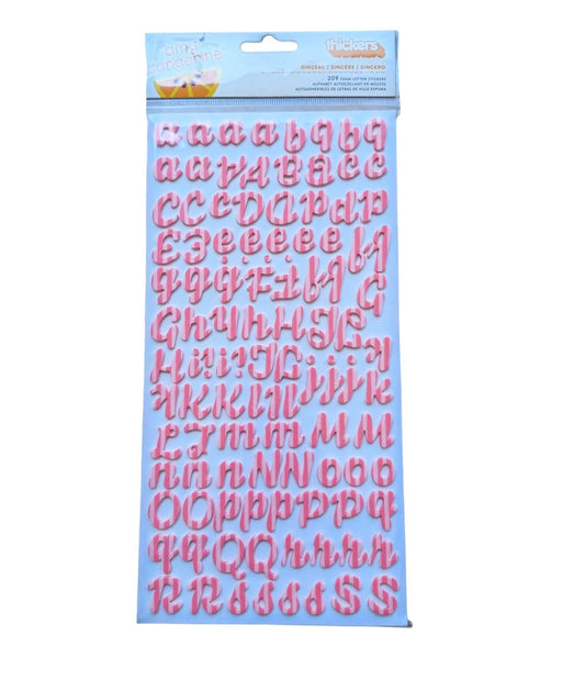 ABC Sincere Pink – American Crafts