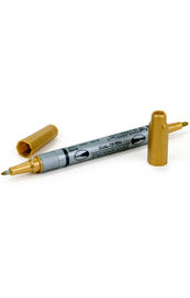 GOLD DUAL TIP  MARKER