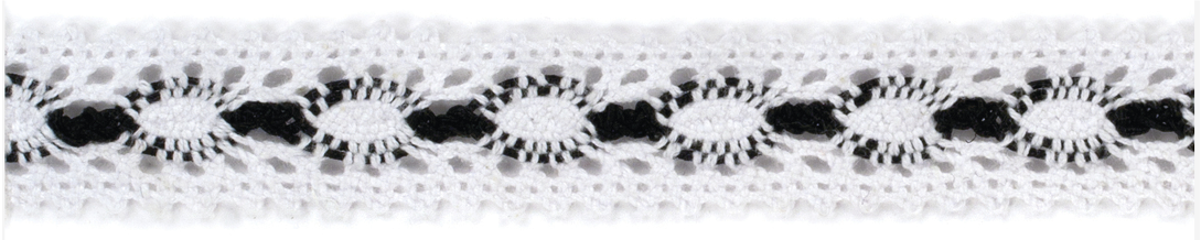Black/white Crochete Lace Ribbon – American Crafts
