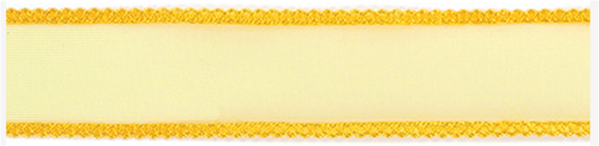 Sunflower Sheer Scalloped Edges Ribbon – American Crafts