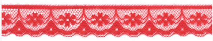 CRIMSON LACE RIBBON