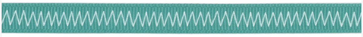 Aqua Stitches Ribbon – American Crafts