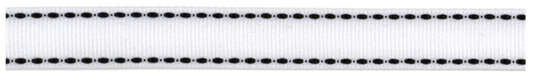 White Stitches Black Ribbon – American Crafts