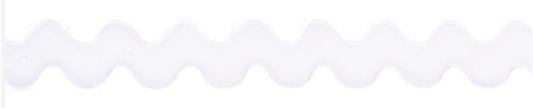 White Velvet Rick Rack Ribbon – American Crafts