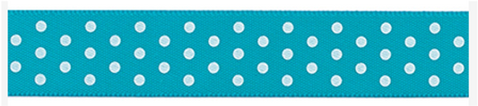Pool Satin Dots Ribbon – American Crafts