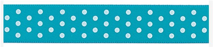 POOL SATIN DOTS RIBBON