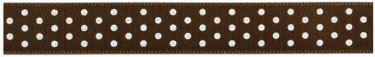Chesnut Satin Dots Ribbon – American Crafts