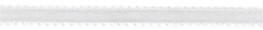 White Satin Picot Edges Ribbon – American Crafts