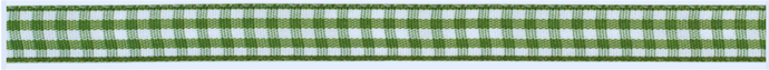 SPINACH  GINGHAM RIBBON