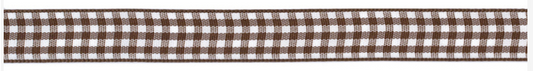 Chestnut Gingham Ribbon – American Crafts