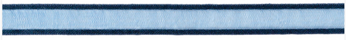 DENIM SHEER SATIN EDGE RIBBON