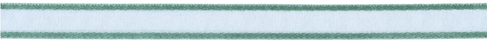 ROBINS EGG SHEER SATIN EDGE RIBBON