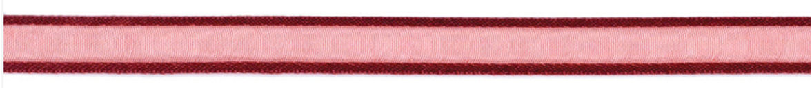 Pomegranate Sheer & Satin Edges Ribbon – American Crafts