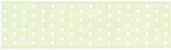 LEAF  SHEER DOTS RIBBON