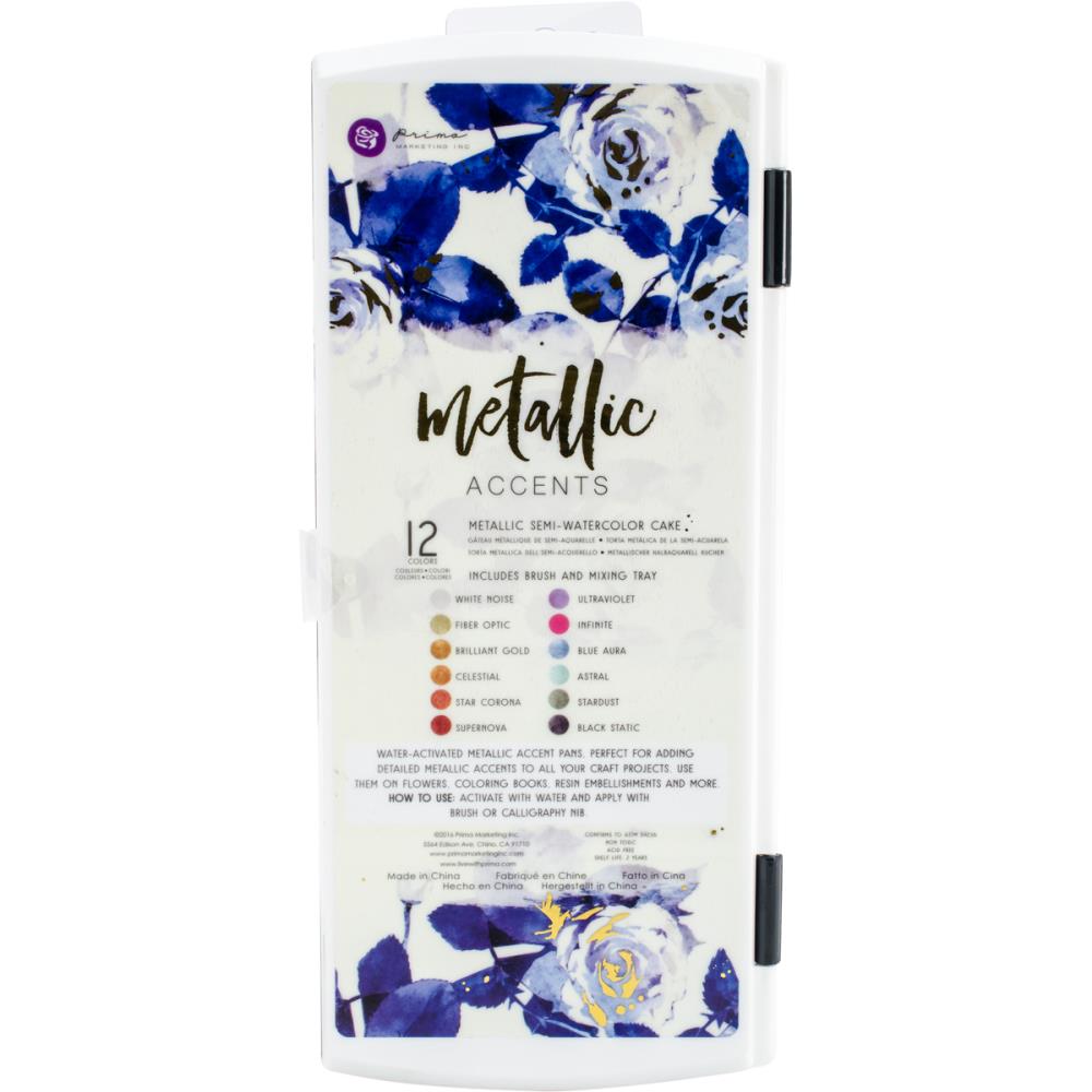 Metallic Watercolors – L'atelier Scrapbooking