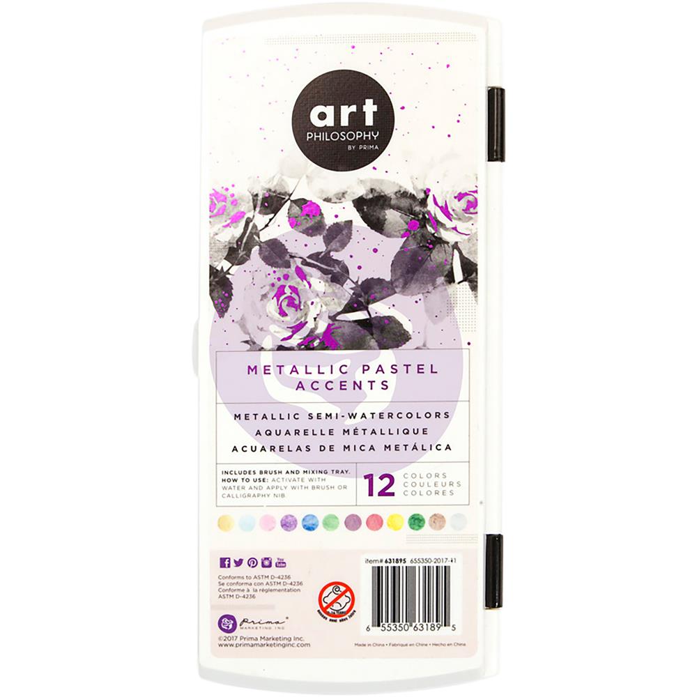 Metallic Pastels Watercolors – L'atelier Scrapbooking