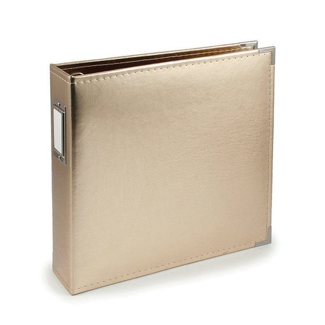Gold Leather Scrapbooking Album – American Crafts