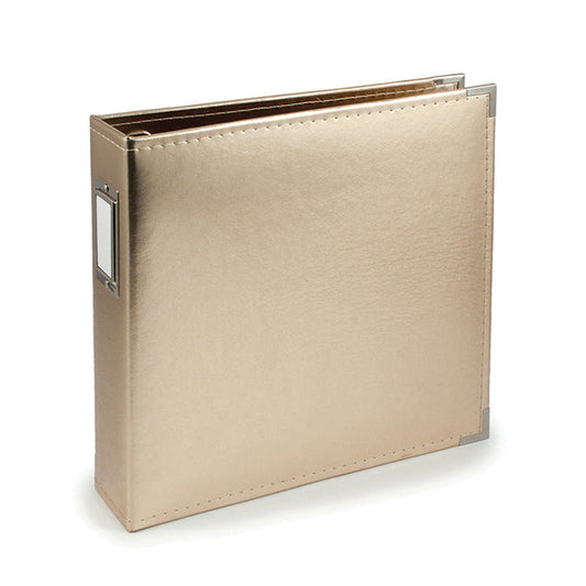 Gold Leather Scrapbooking Album – American Crafts
