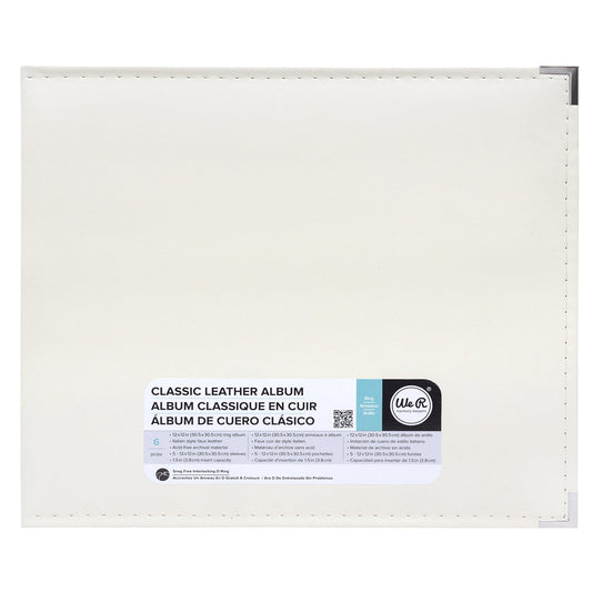 Vanilla Leather Scrapbooking Album – American Crafts