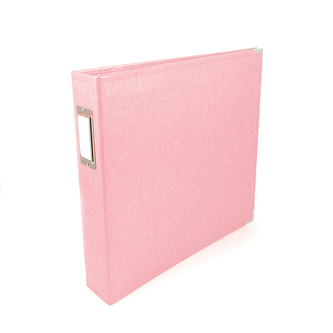 PRETTY PINK LEATHER SCRAPBOOKING ALBUM