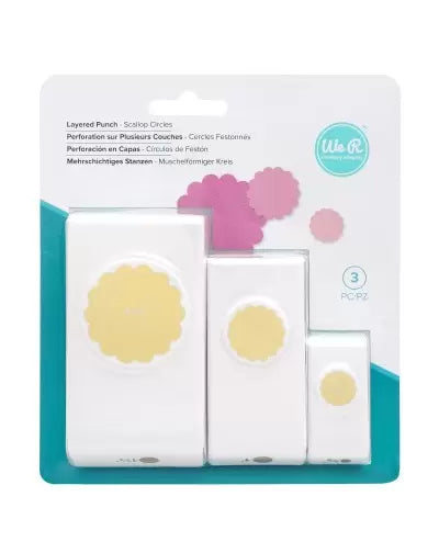 Scallop Circle Nesting Punch 3SET – We R Memory Keepers