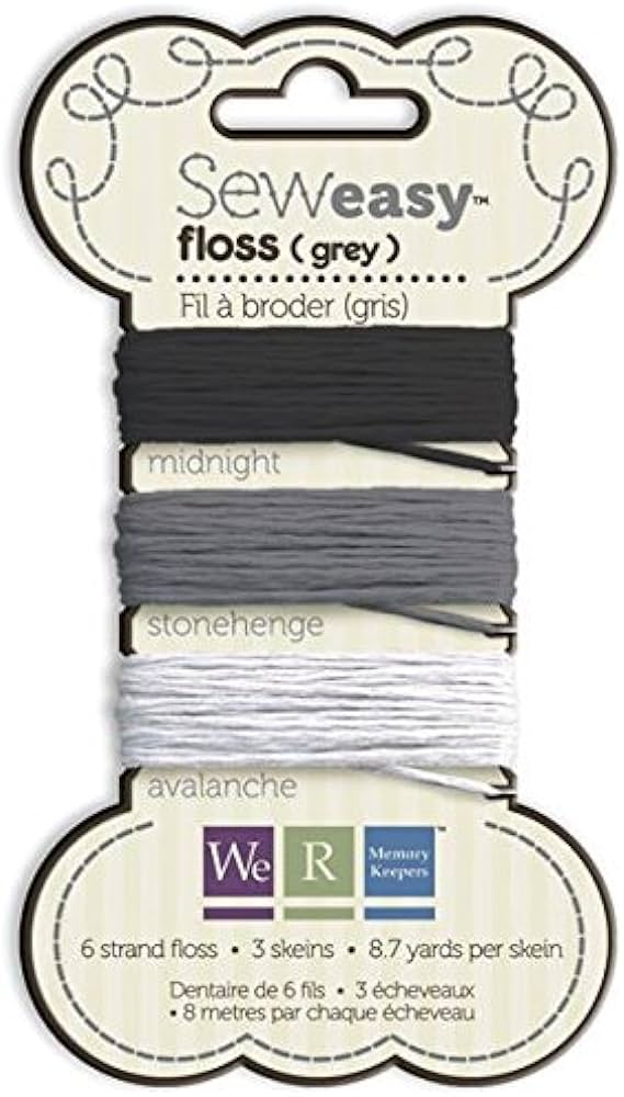 Sew Easy Gray Floss – We R Memory Keepers