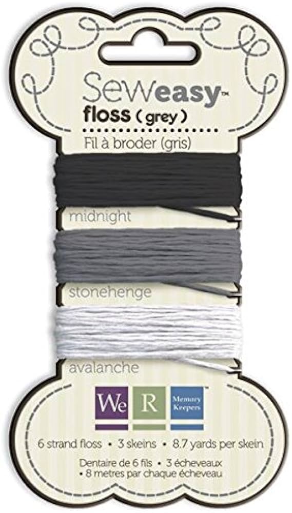 SEW EASY GRAY FLOSS