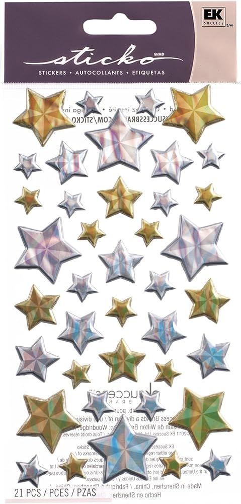 Sparkling Stars Sticko – American Crafts