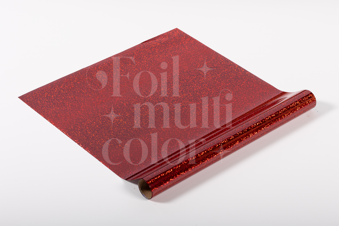 FOIL ROJO GLITTER