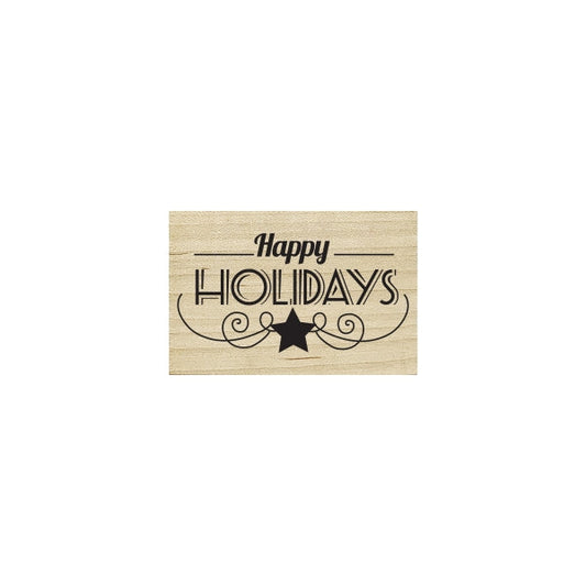 Happy Holidays Stamp – Diverstamp
