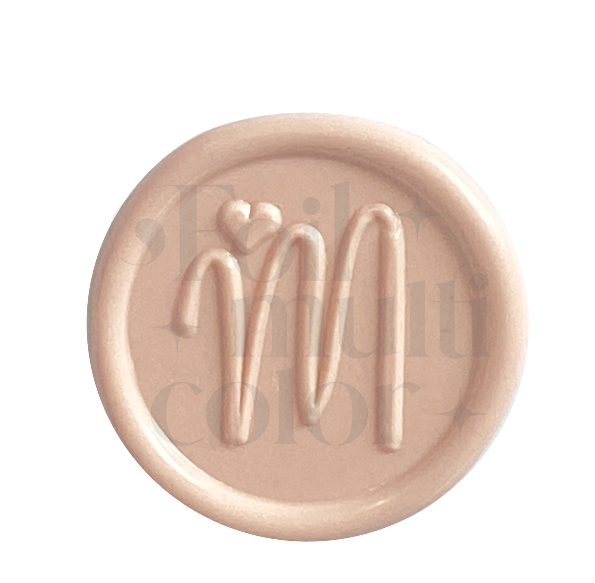 Abecedario Love "m" Cabezal – Foil Multicolor
