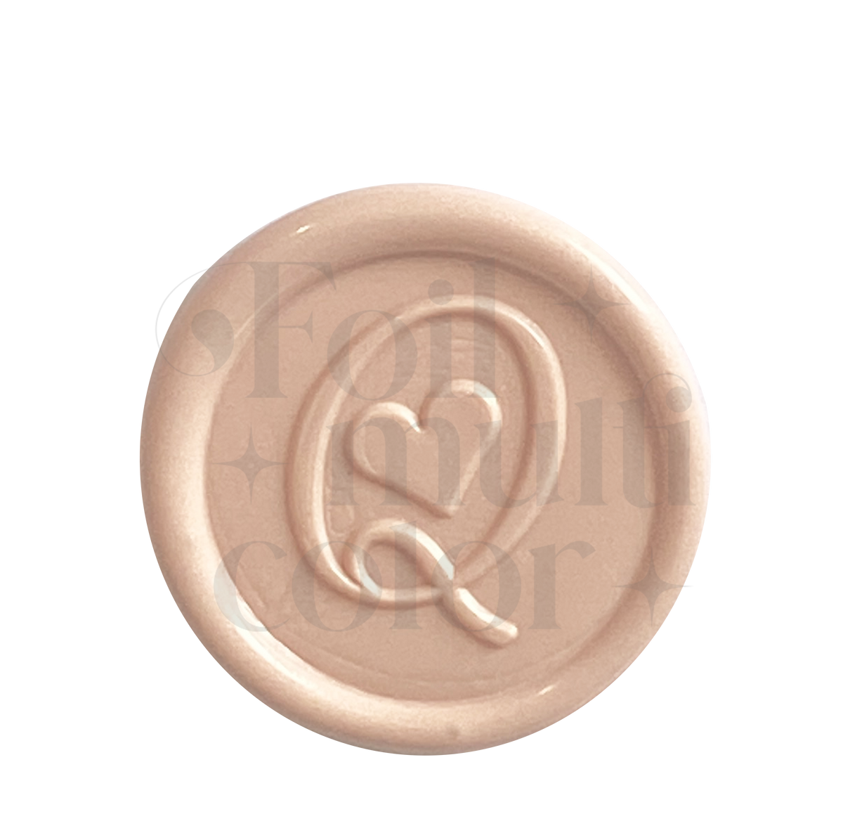 Abecedario Love "q" Cabezal – Foil Multicolor