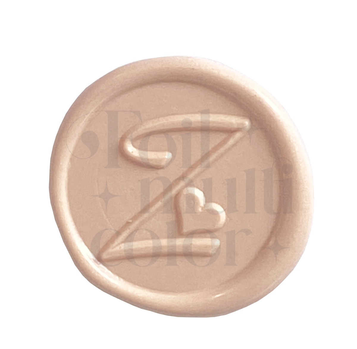 Abecedario Love "z" Cabezal – Foil Multicolor