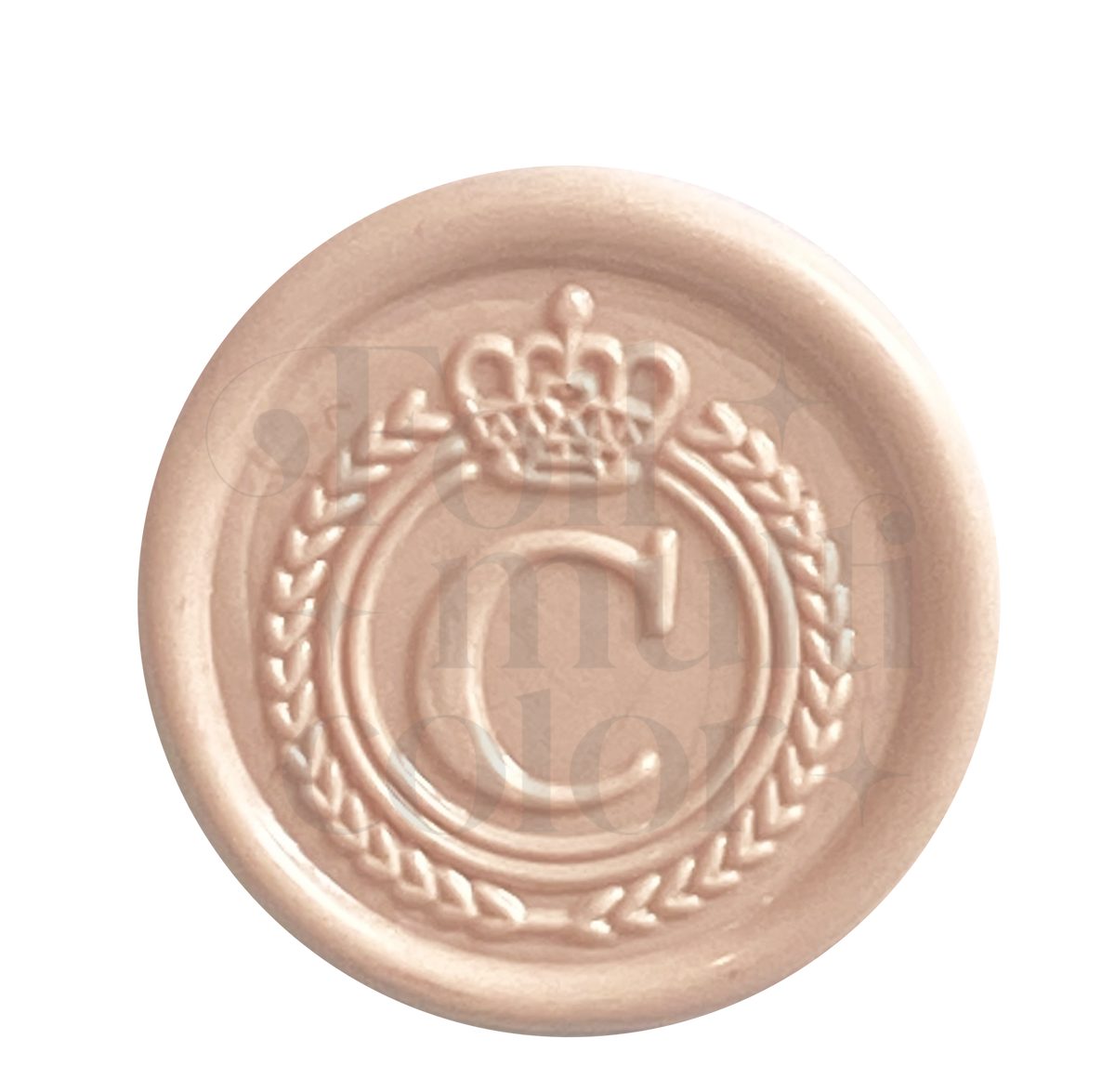 Abecedario Realeza "c" Cabezal – Foil Multicolor