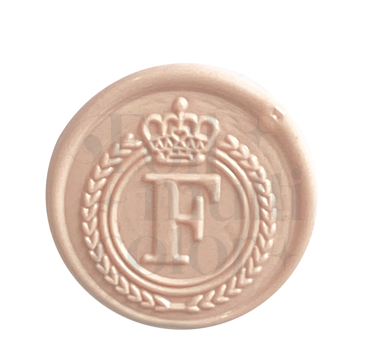 Abecedario Realeza "f" Cabezal – Foil Multicolor