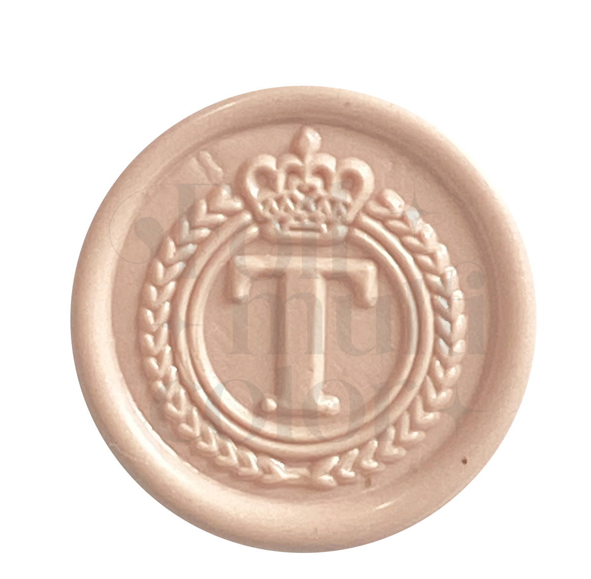 Abecedario Realeza "t" Cabezal – Foil Multicolor