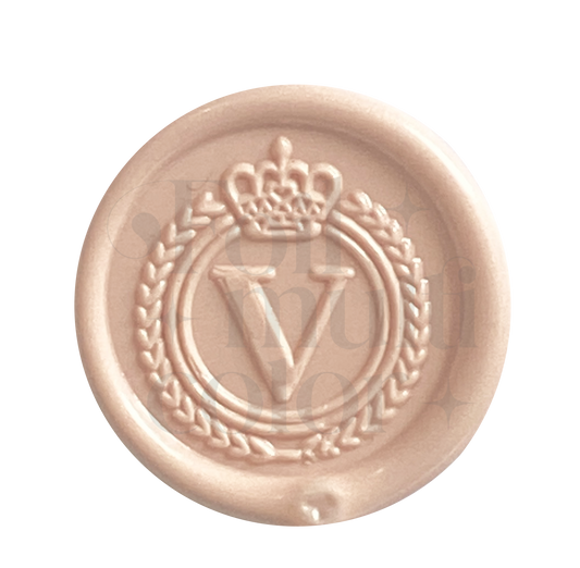 Abecedario Realeza "v" Cabezal – Foil Multicolor